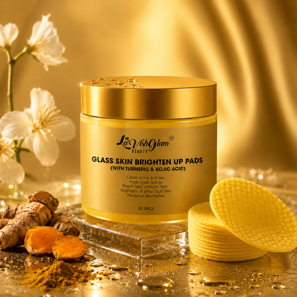 Glass Skin Brighten Up Pads (Turmeric & kojic acid) - La'Vish Glam