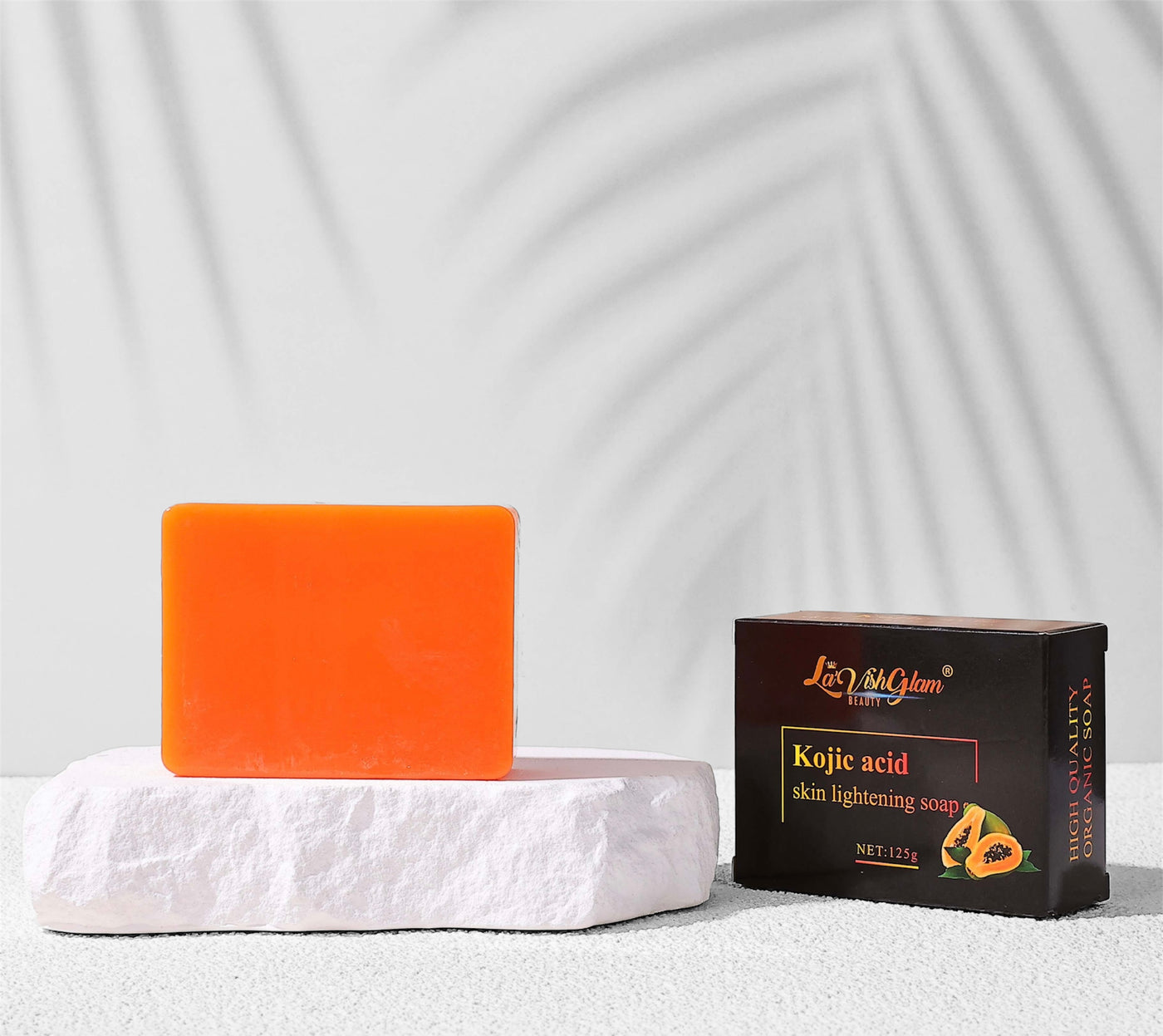 Kojic acid papaya soap