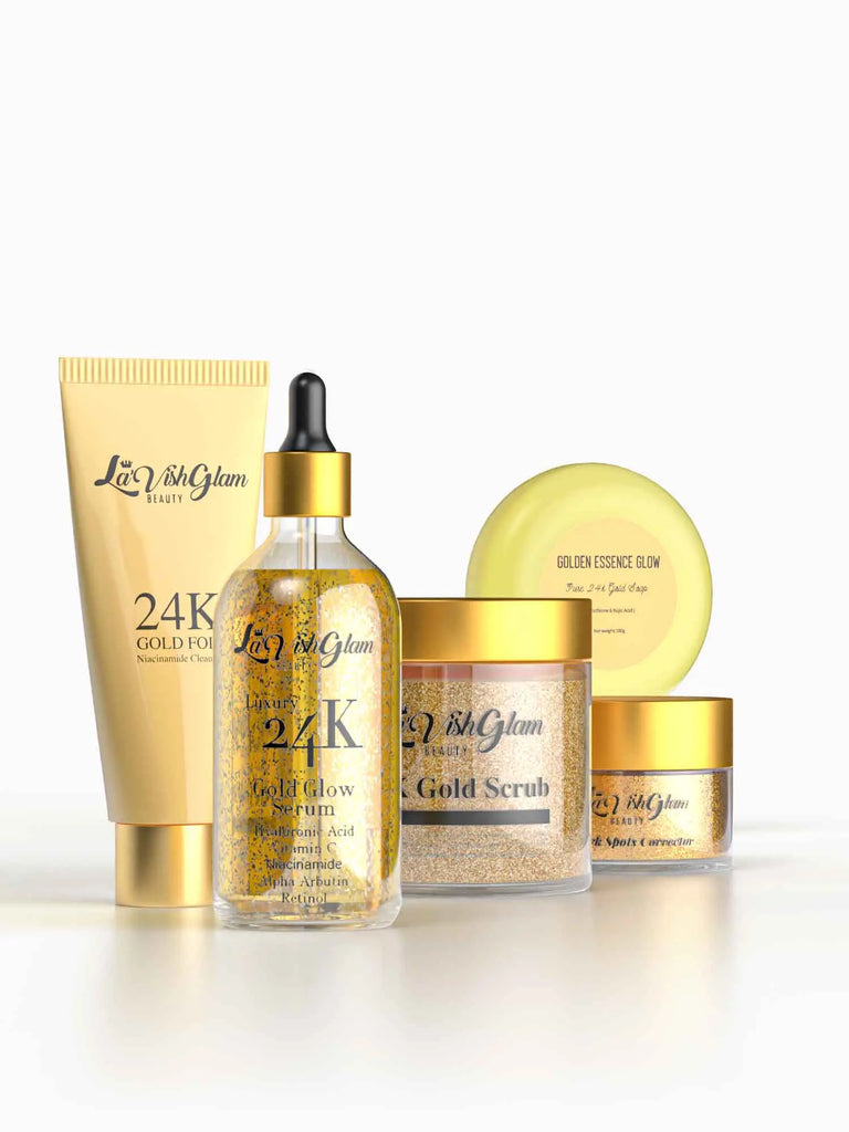 24k Golden Glow Essential Acne Kit - La'Vish Glam® LLC